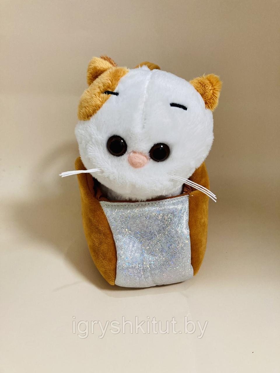 Мягкая игрушка Кошечка Лили в сумочке, в ассортименте - фото 7 - id-p186598736
