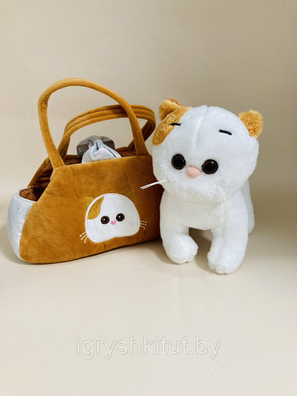 Мягкая игрушка Кошечка Лили в сумочке, в ассортименте - фото 6 - id-p186598736