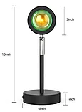 Цветной светильник - проектор (лампа блогера) Projection Lamp YD-009, 4 режима, фото 4