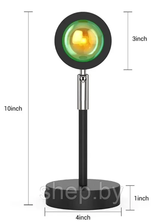 Цветной светильник - проектор (лампа блогера) Projection Lamp YD-009, 4 режима - фото 4 - id-p187866752