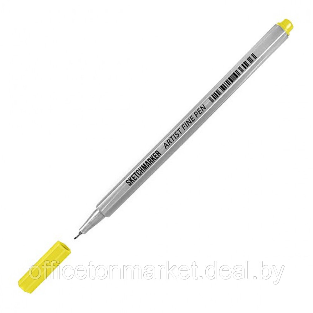 Ручка капиллярная "Sketchmarker", 0.4 мм, желтый - фото 1 - id-p187758789