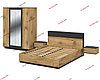 Набор мебели для жилой комнаты Quartz-13 (Спальня-1)  кровать с ПМ фабрика Интерлиния - 2 варианта цвета, фото 6