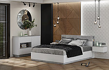 Набор мебели для жилой комнаты Quartz-15 (Спальня-3) фабрика Интерлиния- 2 варианта цвета, фото 2
