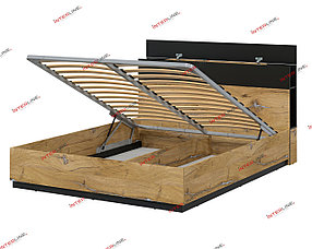 Кровать двуспальная с подъемным механизмом Quartz QZ-К160 фабрика Интерлиния- 2 варианта цвета