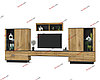 Гостиная Quartz 11 (Кварц) с подсветкой фабрика Интерлиния- 2 варианта цвета, фото 4