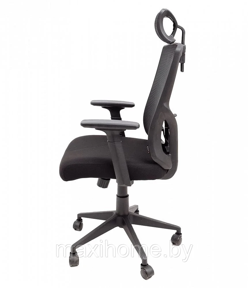 Кресло поворотное NORMAN, ткань/сетка, черный - фото 2 - id-p187867431