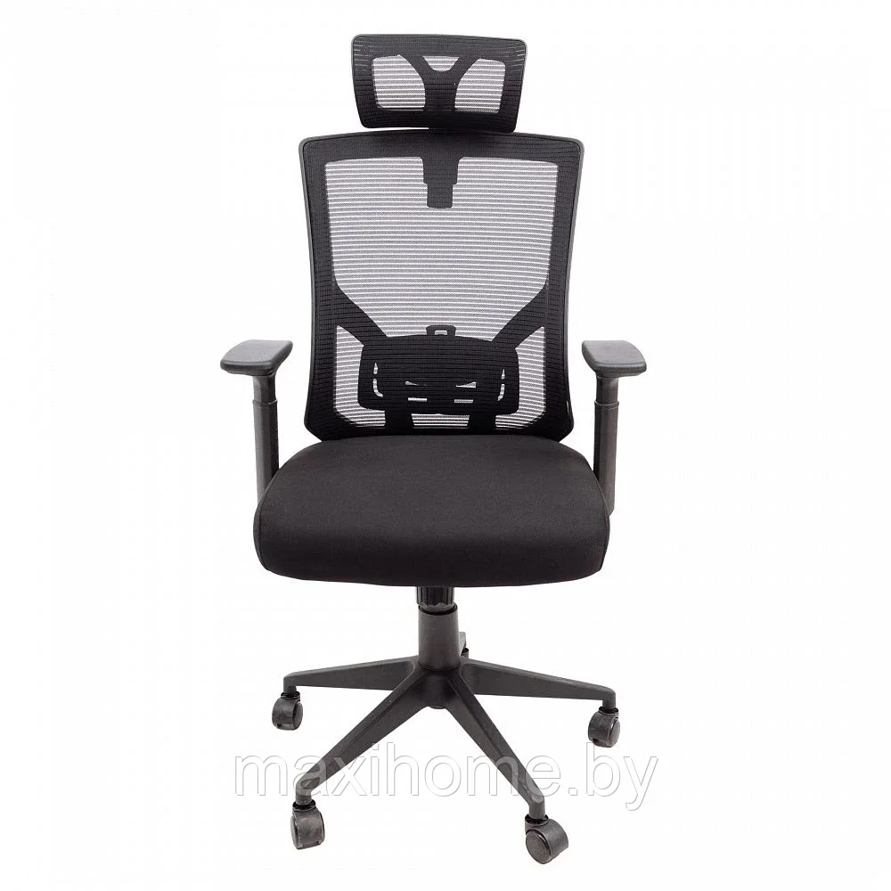 Кресло поворотное NORMAN, ткань/сетка, черный - фото 4 - id-p187867431
