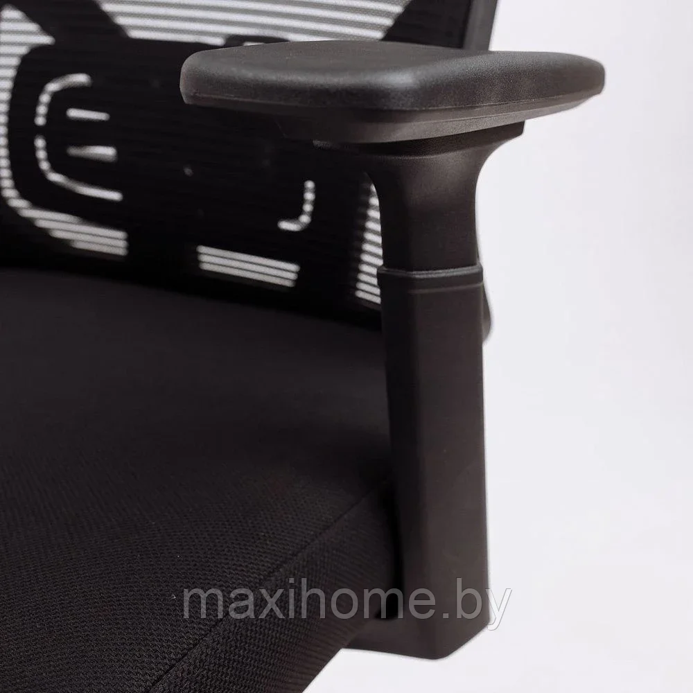 Кресло поворотное NORMAN, ткань/сетка, черный - фото 8 - id-p187867431