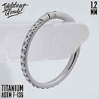 Кольцо-кликер Twilight Implant Grade 1.2 мм титан (1,2*14мм)