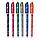 Ручка гелевая синяя 0,5мм дизайн Beifa GA316000 GH-BL "Узоры"с манжетой, микс 2371986, фото 3