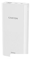 Внешний аккумулятор Canyon CNE-CPB2001W 20000mAh (белый)
