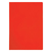 Папка-уголок Calligrata, А4, 100мкм, прозрачная, красная