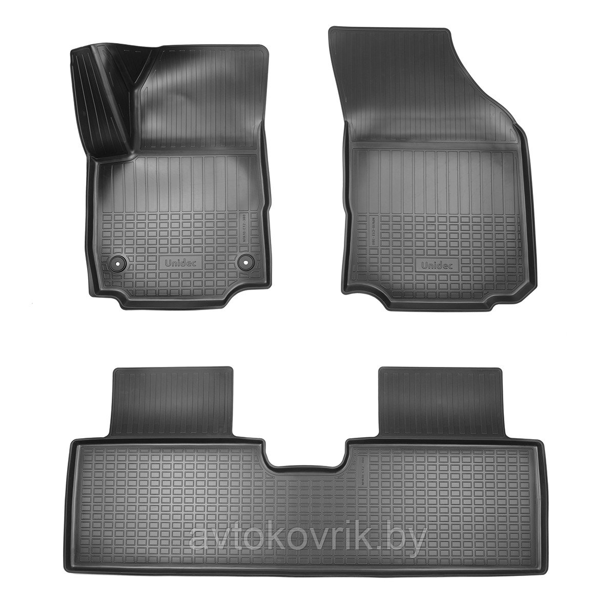 Ковры для салона Chevrolet Equinox III с 2017 полиуретановые 3D