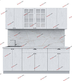 Кухня Мила Берес 2,1А фабрика Интерлиния - много цветов и размеров