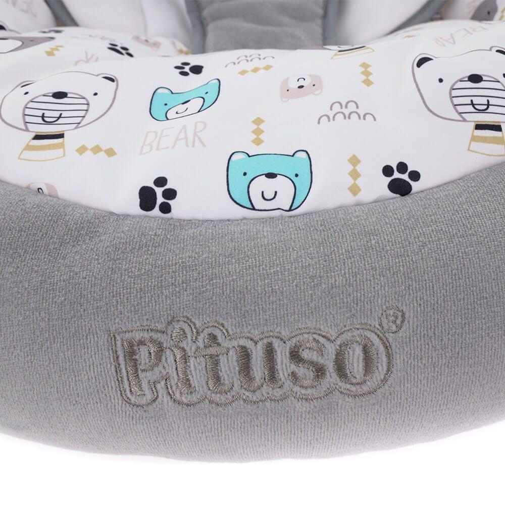 PITUSO электрокачели CARINO GREY/Серый МИШКИ TY-028P - фото 10 - id-p108502666