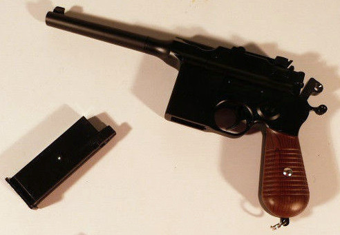 Игрушечный металлический пневматический пистолет Airsoft Gun к 55 - фото 3 - id-p23775183