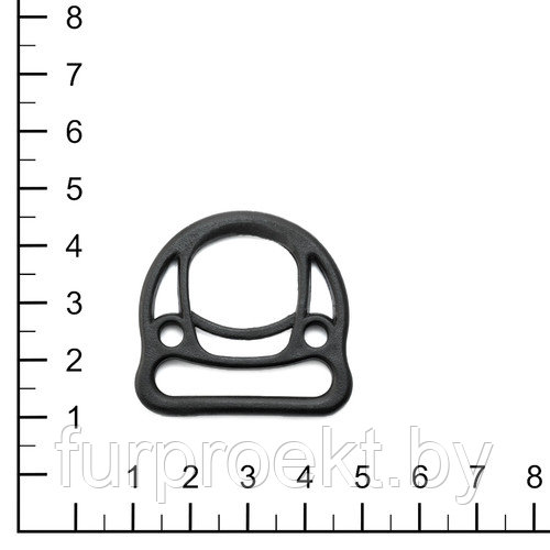 Полукольцо 30мм Н 2008 черн