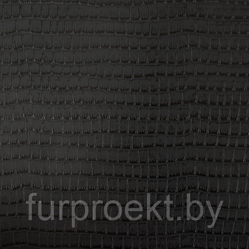 B02 -217 {Black} черный полиуретан 1мм трикотажное полотно