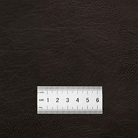 PU imitation leather QB-08A {4#Dark Grey} серый темный полиуретан 1,2мм трикотажное полотно