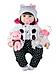 Детская кукла реборн девочка силиконовая 42 см младенец в одежде игрушка пупсы мягкие для детей девочек, фото 5