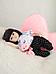 Детская кукла реборн девочка силиконовая 42 см младенец в одежде игрушка пупсы мягкие для детей девочек, фото 6