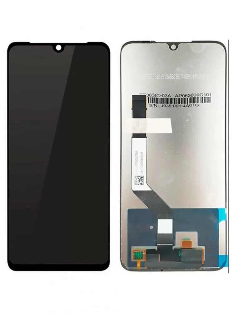 Дисплей для Xiaomi Redmi Note 7, Note 7S в рамке + тачскрин, синий (оригинал LCD)