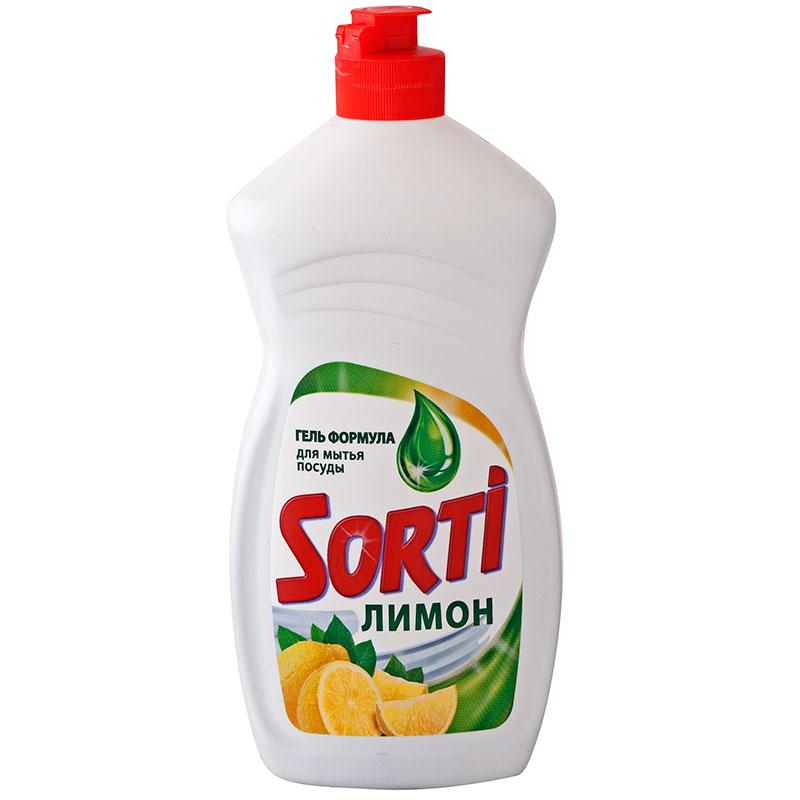 Средство д ля мытья посуды Sorti 450г Лимон