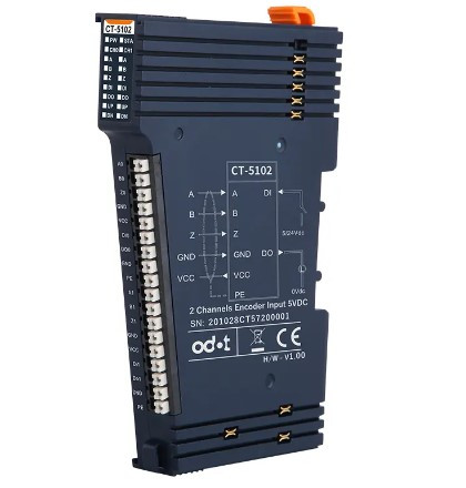 Модуль энкодера 2-х канальный, питание =5В, 2DI, 2DO, 32bit, макс. частота 1.5МГц