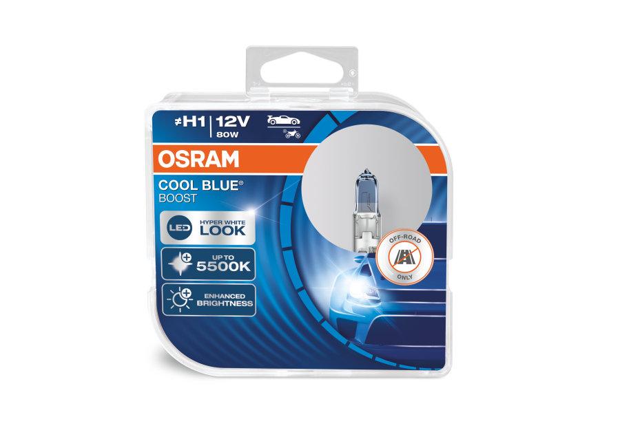 Комплект автомобильных ламп Osram H1 62150CBB-HCB (2штуки)
