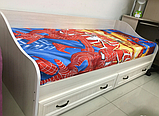 Кровать с ящиками Вега ДМ-09 ПХМ (2000х900), фото 9