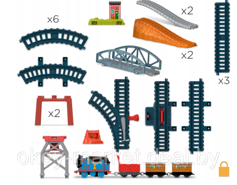 Игровой набор Томас и его друзья Железная дорога HGX64 - фото 2 - id-p187906058