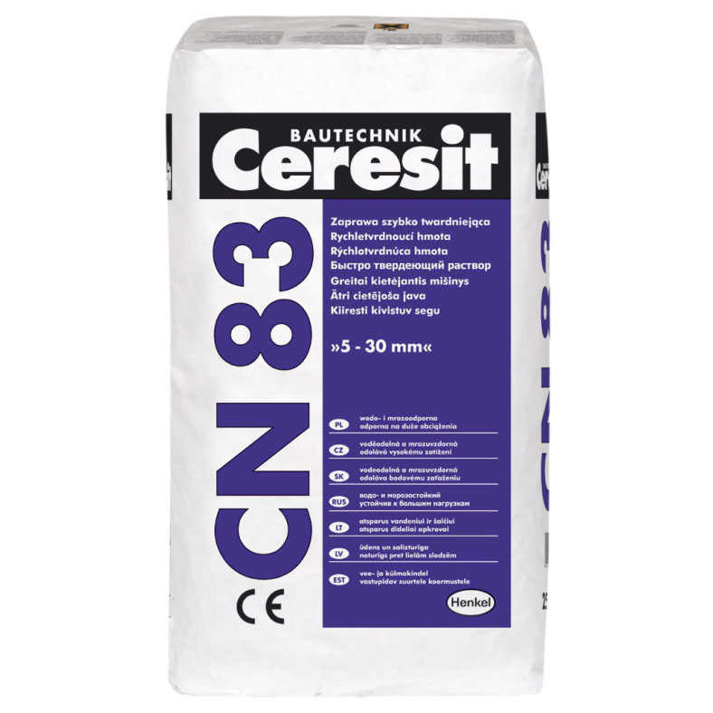 Ceresit «CN 83» Цемент предназначается для ремонта и восстановления бетонных элементов., фото 1