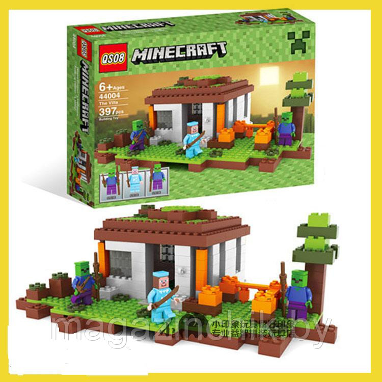 Конструктор Майнкрафт Minecraft 44004 Дом, 400 дет. 3 минифигурки, аналог Лего Lego 21115 - фото 2 - id-p23776722