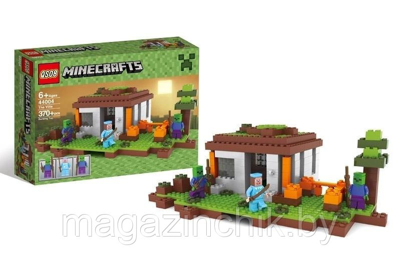 Конструктор Майнкрафт Minecraft 44004 Дом, 400 дет. 3 минифигурки, аналог Лего Lego 21115