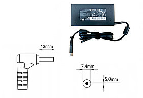 Оригинальная зарядка (блок питания) для ноутбука HP Compaq NC8430, HP HSTNN-CA25, 120W Slim штекер 7.4x5.0мм