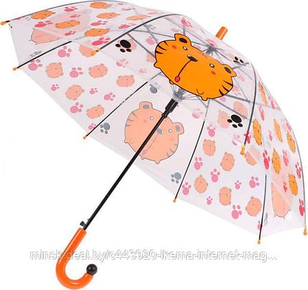 Зонт прозрачный «ТИГР» 66 см., фото 2