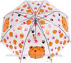 Зонт прозрачный «ТИГР» 66 см., фото 2