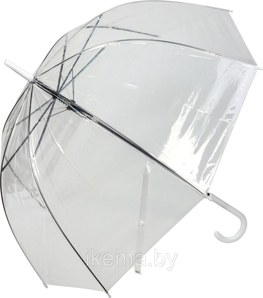 Зонт-трость «ПРОЗРАЧНЫЙ КУПОЛ» d=80 см.