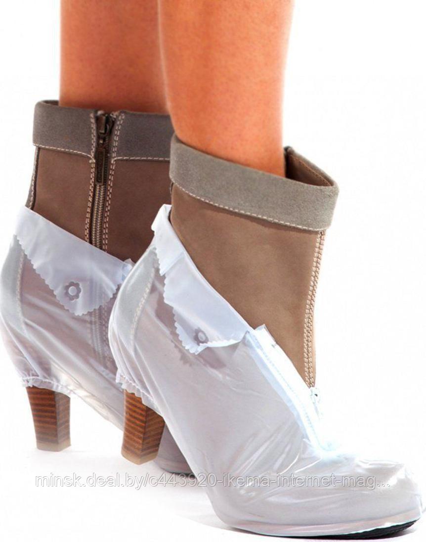 Чехлы грязезащитные для женской обуви на каблуках, размер M - фото 1 - id-p104671988