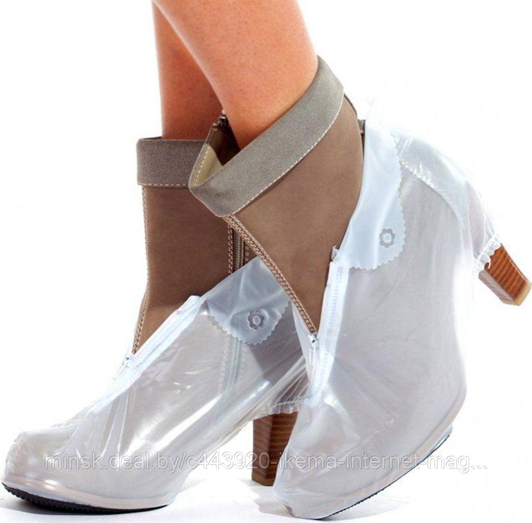 Чехлы грязезащитные для женской обуви на каблуках, размер M - фото 5 - id-p104671988