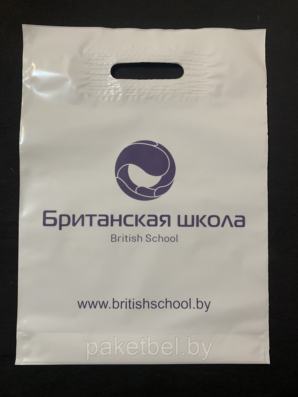 Пакет с логотипом ПВД 300х400+30 мм, 70 мкм, от 100 шт. - фото 10 - id-p76030525