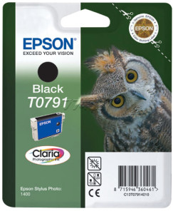 УЦЕНЕННЫЙ Картридж EPSON T0791 (C13T07914010), Черный