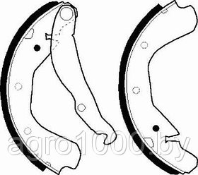 КОЛОДКИ ТОРМОЗНЫЕ БАРАБАННЫЕ FSB198 DN