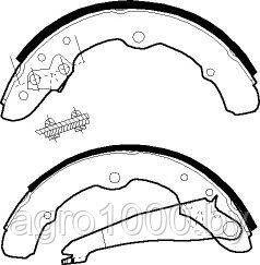 КОЛОДКИ ТОРМОЗНЫЕ БАРАБАННЫЕ FSB273 DN