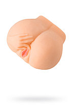 Мастурбатор реалистичный Juicy Pussy Chantal с вибрацией, вагина и анус, телесный, 14,5 см