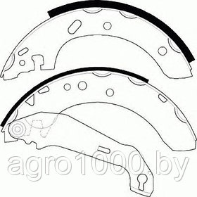 КОЛОДКИ ТОРМОЗНЫЕ БАРАБАННЫЕ FSB555 DN