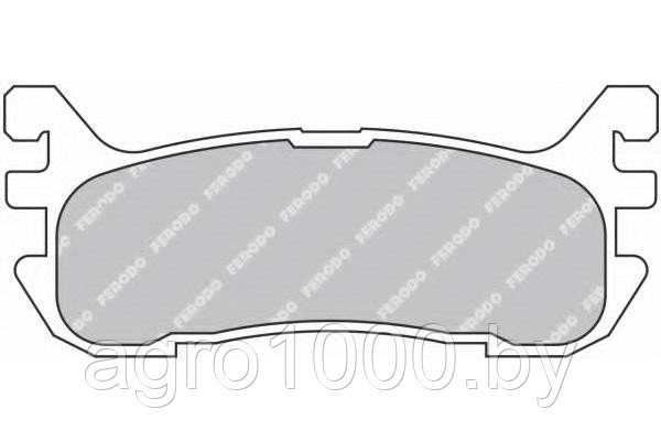 КОЛОДКИ ТОРМОЗНЫЕ ДИСКОВЫЕ FDB1012 DN