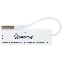 Картридер (cardreader) Smartbuy белый (SBR-717-W) - фото 1 - id-p23788893