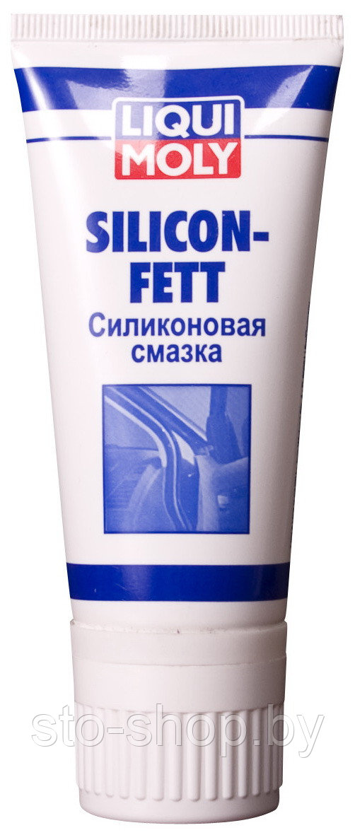 LIQUI MOLY 7655 Смазка силиконовая густая с губкой Silicon-Fett 50г ...