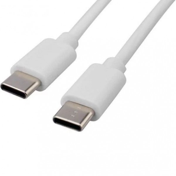 Кабель USB Type-C - USB Type-C Rexant (PD 60W, USB 2.0, 1 м) Белый - фото 1 - id-p187937417